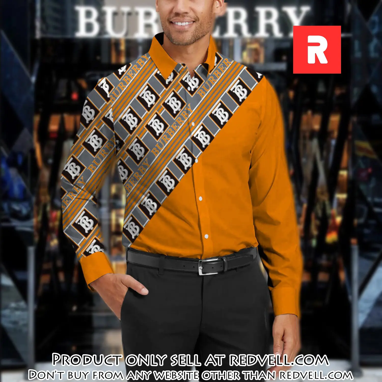 Burberry long sleeves button down shirt for elegant men lsb1014 rv5331861